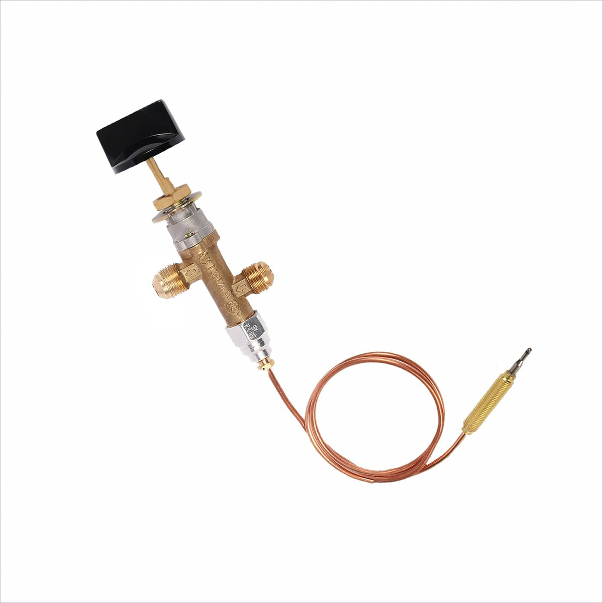 Cansookay brass propane gas valve with thermocouple and control knob - product gallery image 7