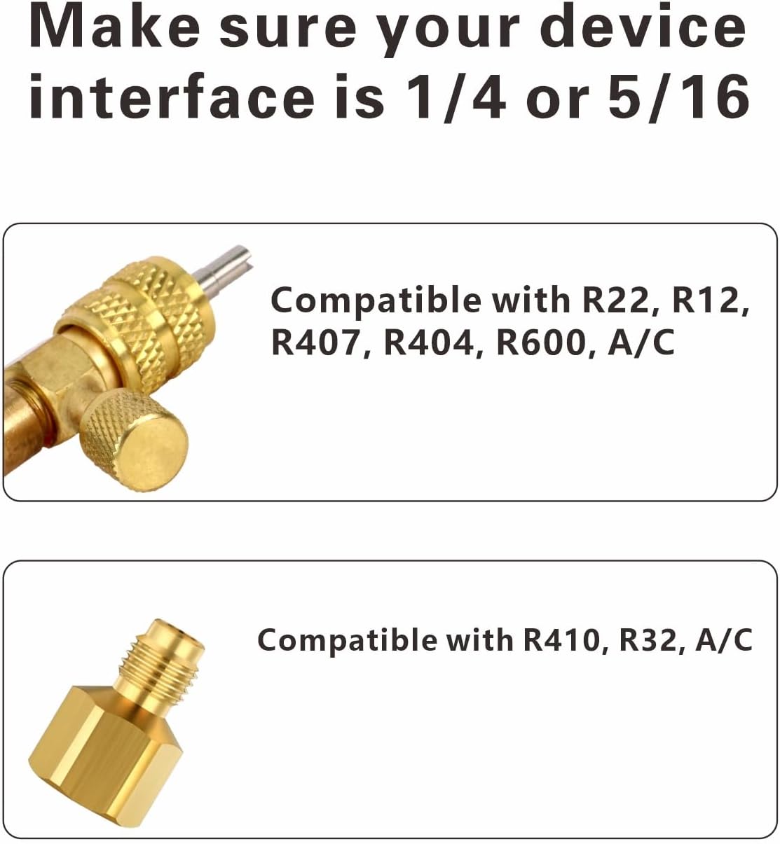 Cansookay HVAC SAE valve core remover tool kit and replacement cores - product gallery image 4